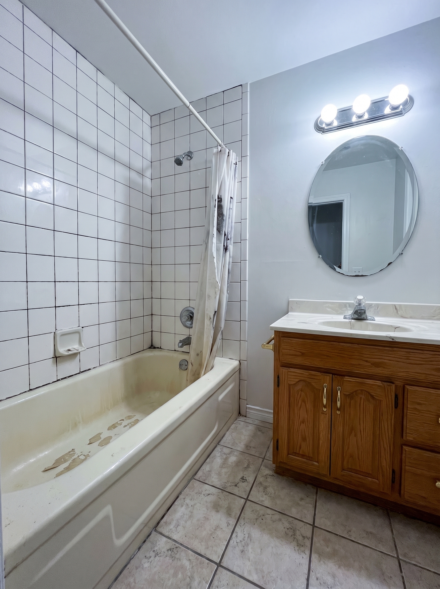 Before: Bath or shower replacement