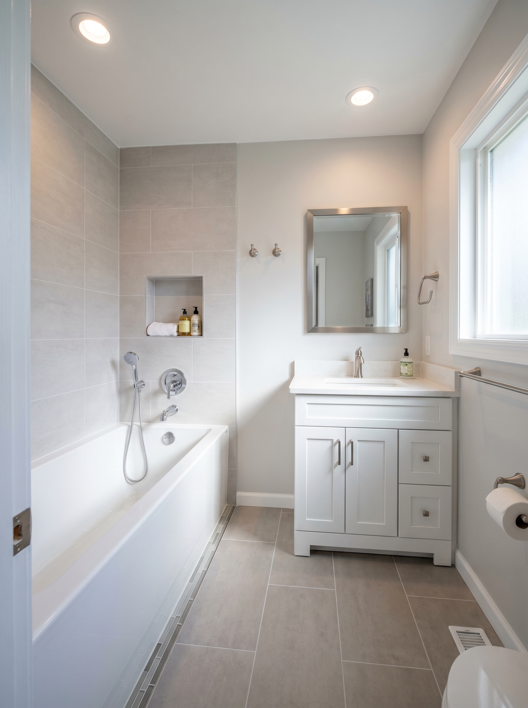 After: Bath or shower replacement