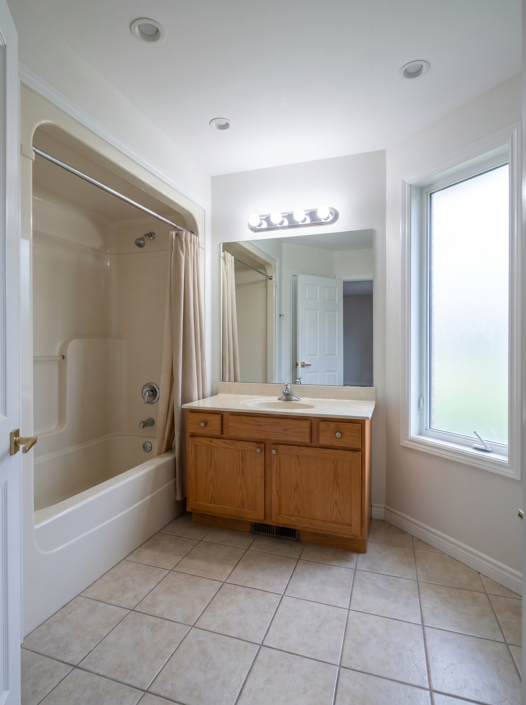 Before: Full bathroom remodel