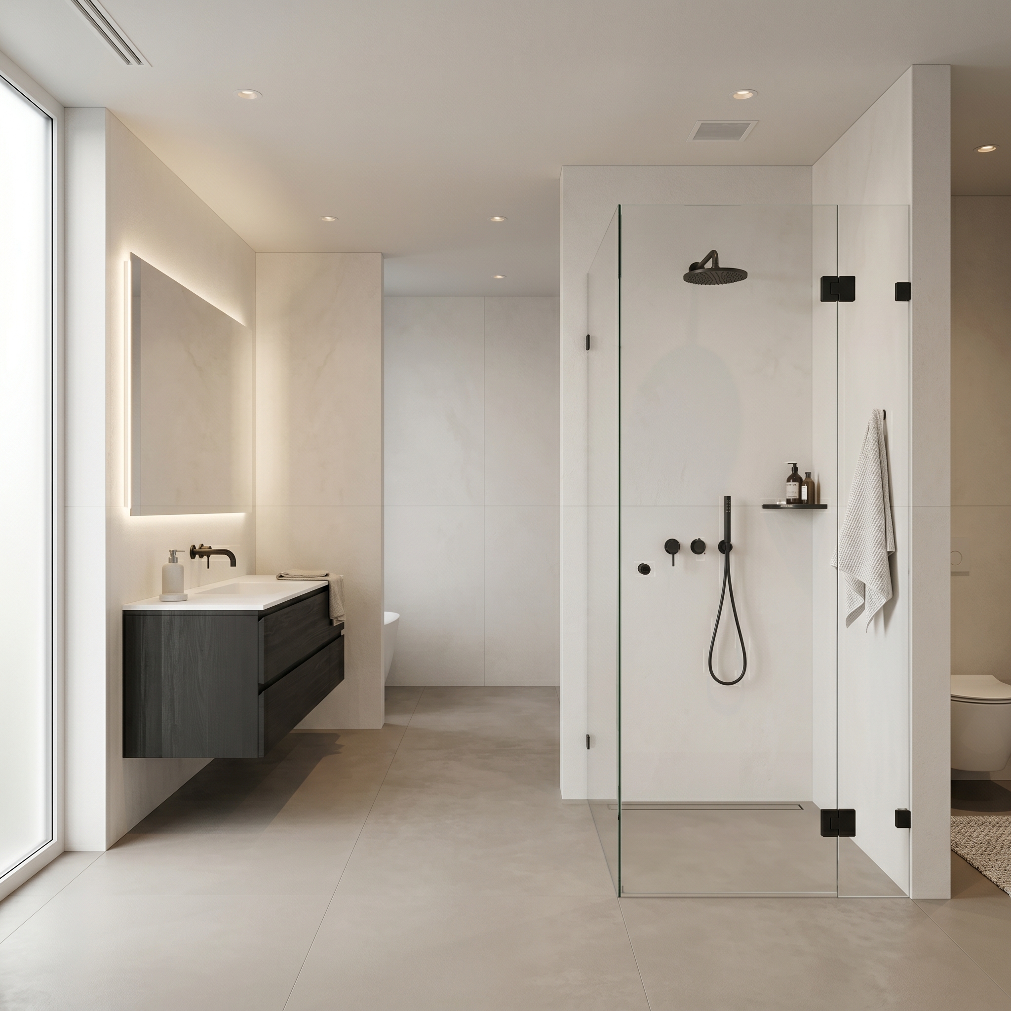 Contemporary bathroom renovation